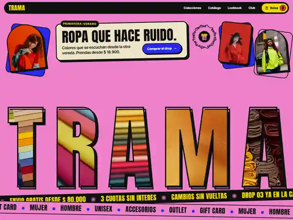 Demo de tienda de ropa: TRAMA